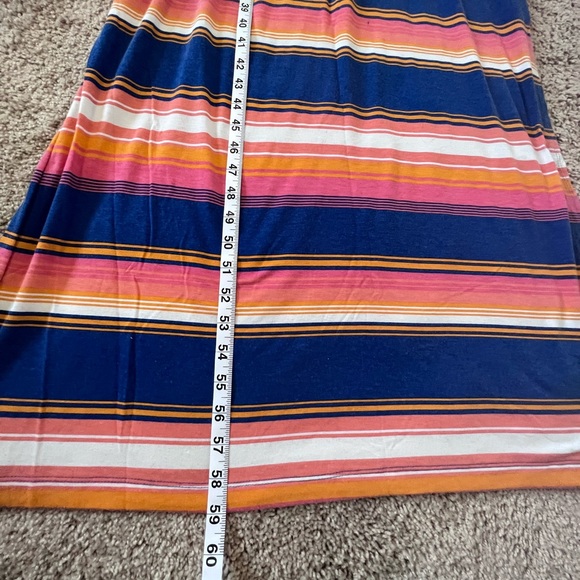 Colorful Stripe Tank Top Stretchy Maxi Dress - Picture 3 of 7